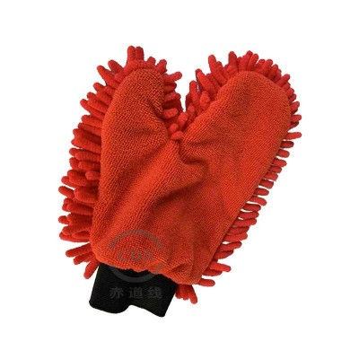 New Design Microfiber Car Polish Chenille Cloth Wash Cleaning Glove