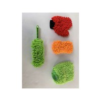 Hot sale Double-sided Microfiber Chenille Car glove Wash cleaning gloves