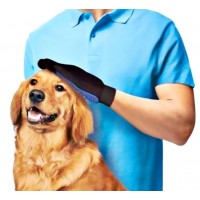 Factory Silicone Five Finger Deshedding Tool Professional Self Pet Cleaning Brush Glove