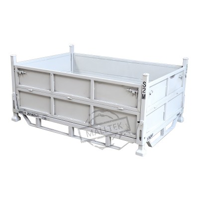 Best Selling Industrial Transport Folding Wire Mesh Pallet Storage Box